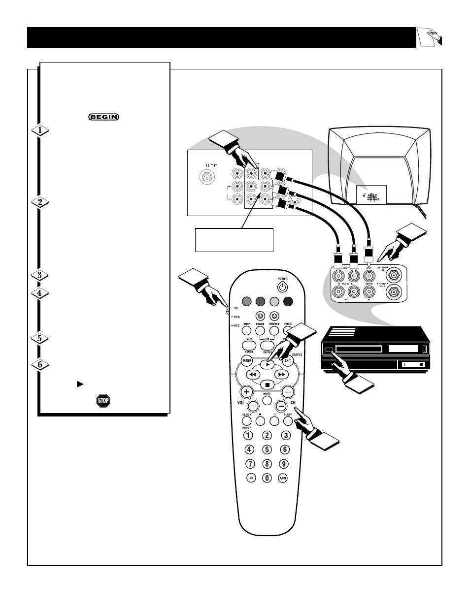 Sing the, Udio, Ideo | Nput, Acks | Philips 32PS60B99 User Manual | Page 23 / 47