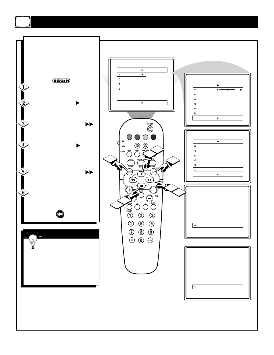 Dnr (n, Ow to, Se the | Oise, Eduction, Ontrol | Philips 32PS60B99 User Manual | Page 6 / 47