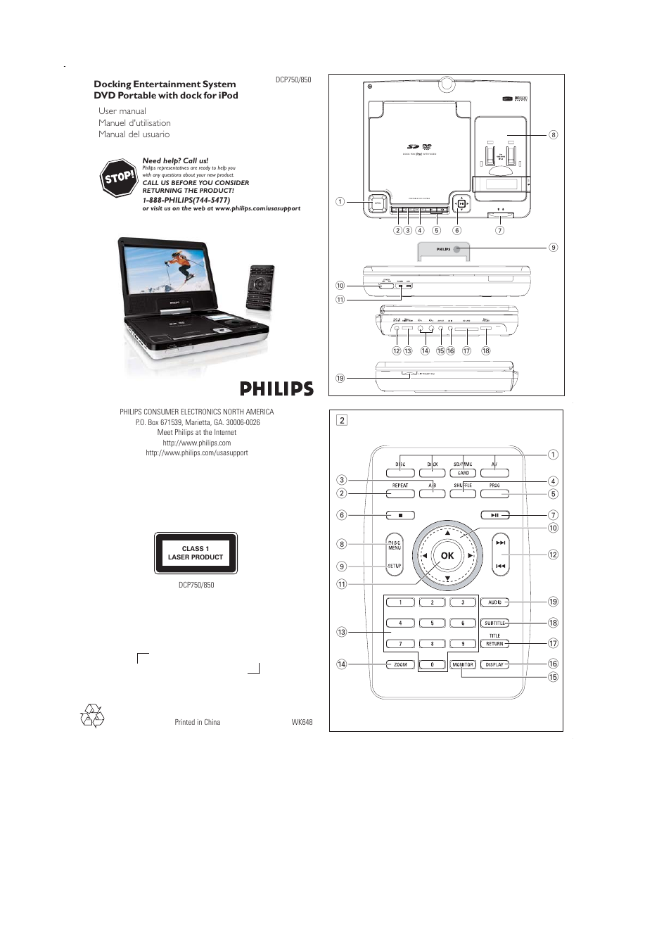 Philips DCP750-37 User Manual | 16 pages