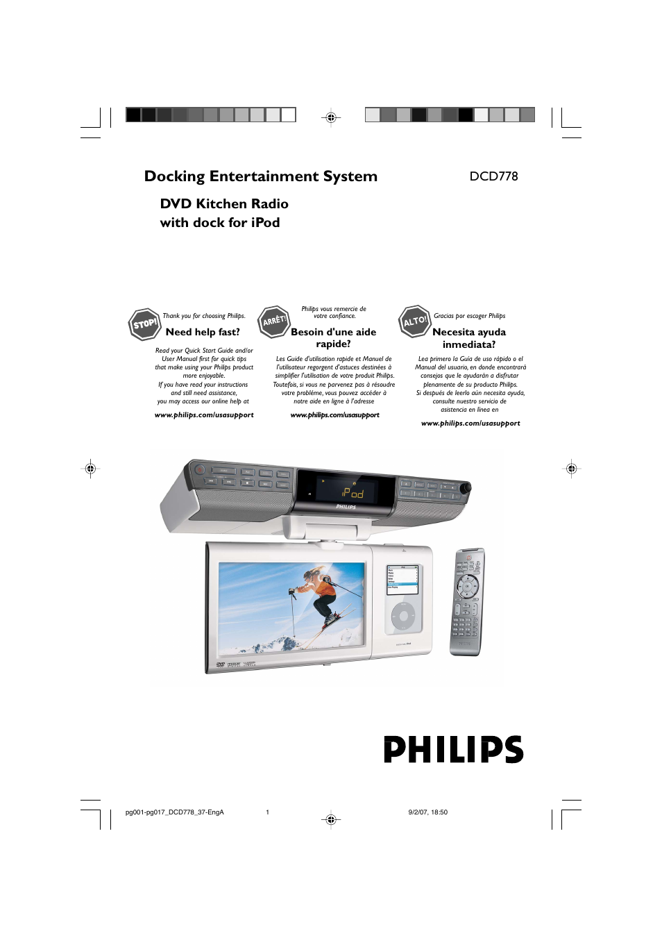 Philips DCD778-37B User Manual | 38 pages