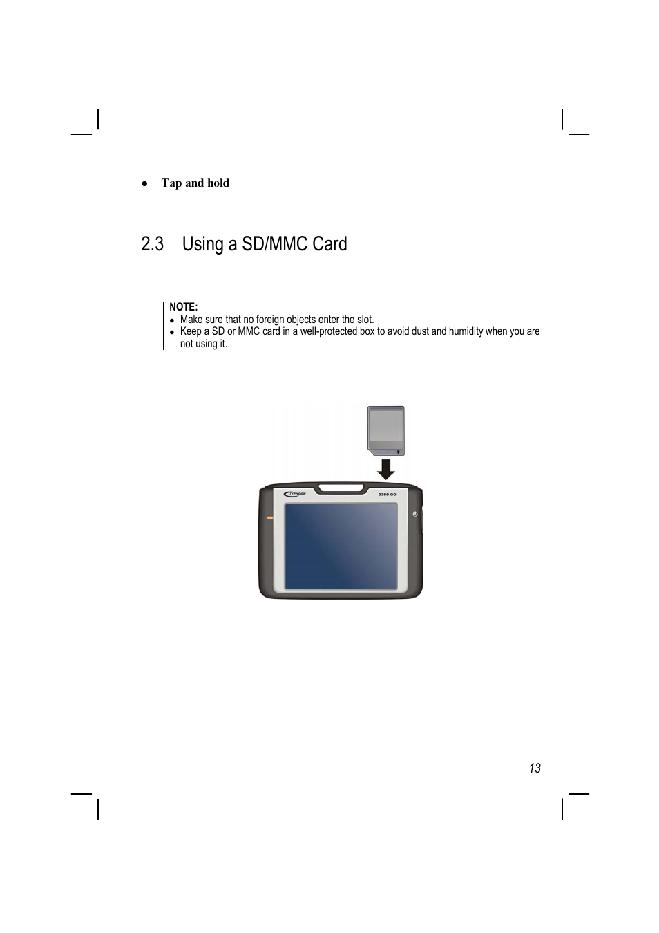 3 using a sd/mmc card | ANUBIS R00 User Manual | Page 18 / 46