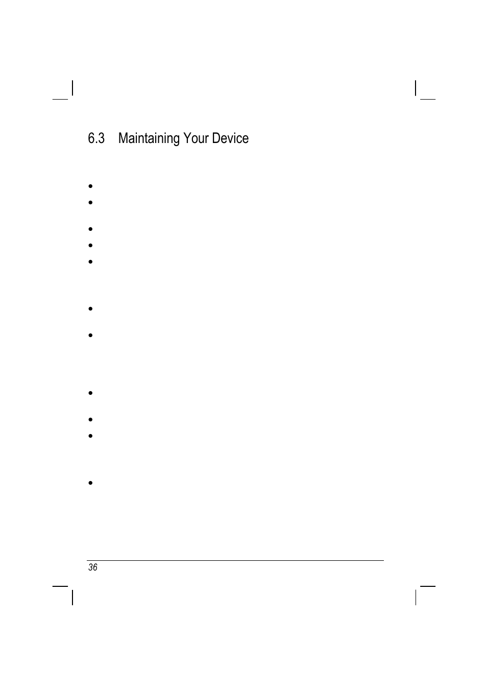 3 maintaining your device | ANUBIS R00 User Manual | Page 40 / 46