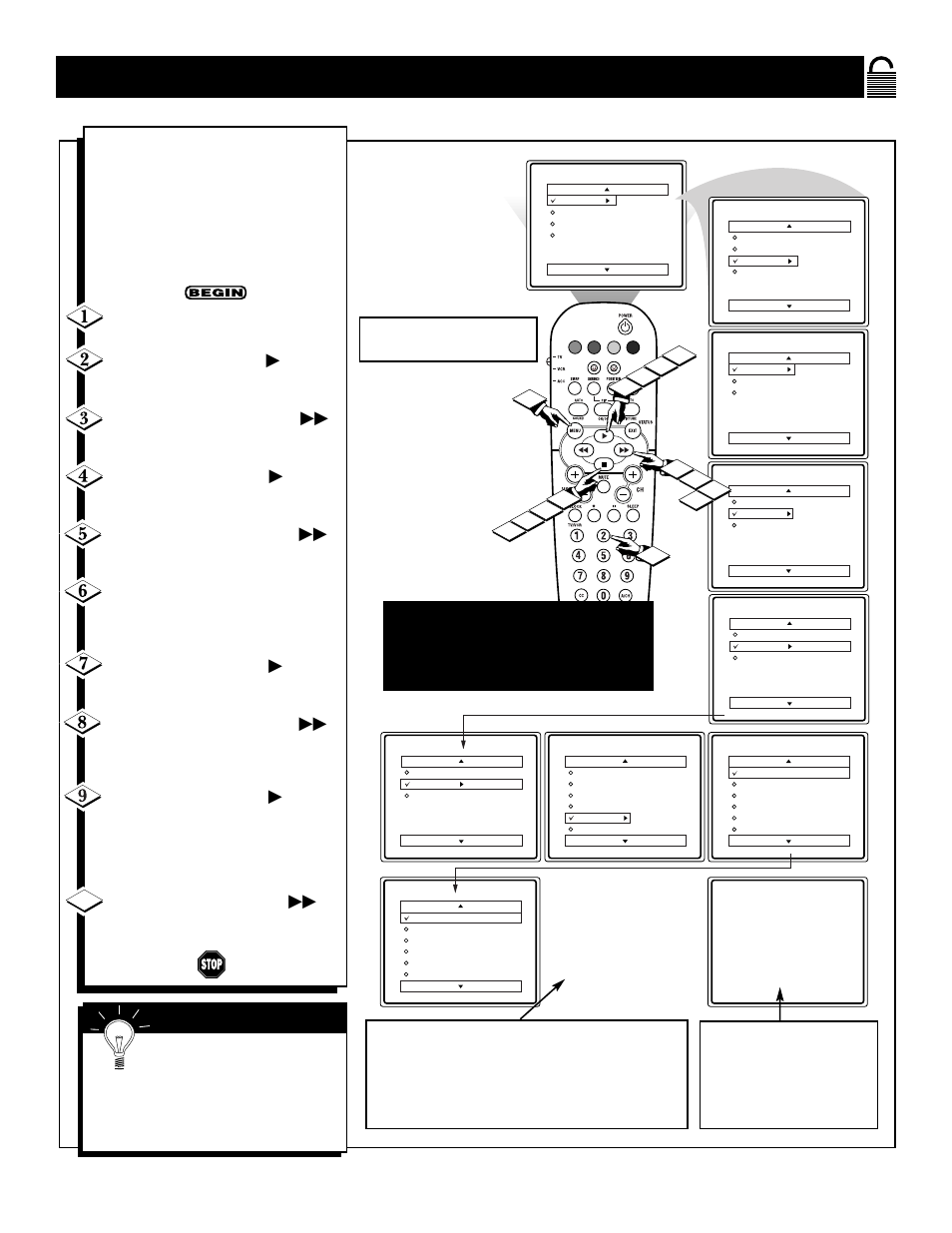 Locking, Rogramming, Ased on | Ovie, Atings | Philips 32PS60B User Manual | Page 19 / 48