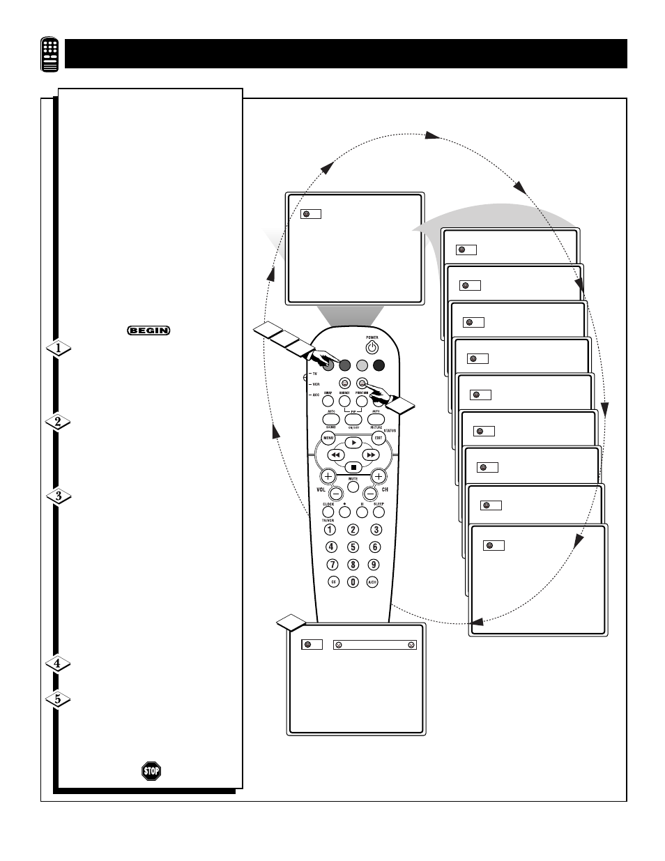 Sing the, Uadra, Uttons | Philips 32PS60B User Manual | Page 32 / 48