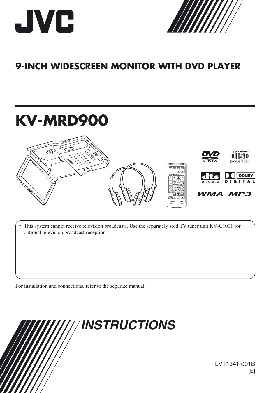 JVC KV-MRD900 User Manual | 40 pages