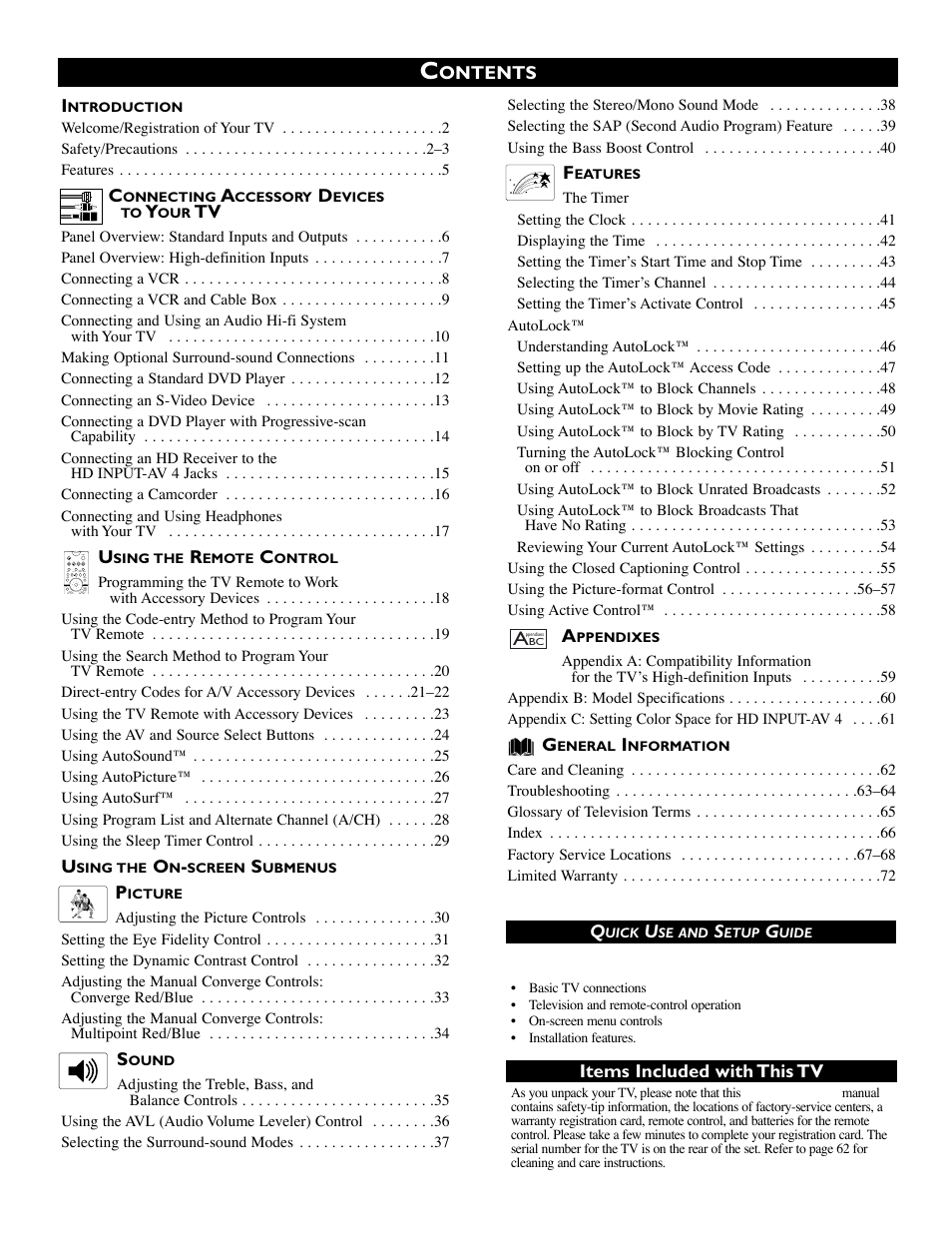 Philips 55PW9383 User Manual | Page 4 / 72