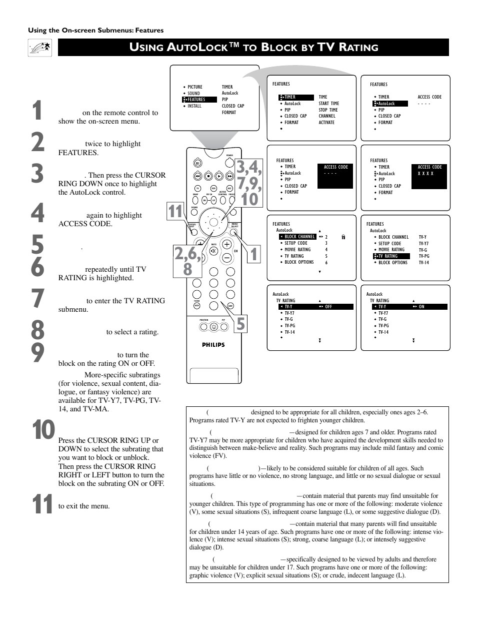 Tv r | Philips 55PW9383 User Manual | Page 50 / 72