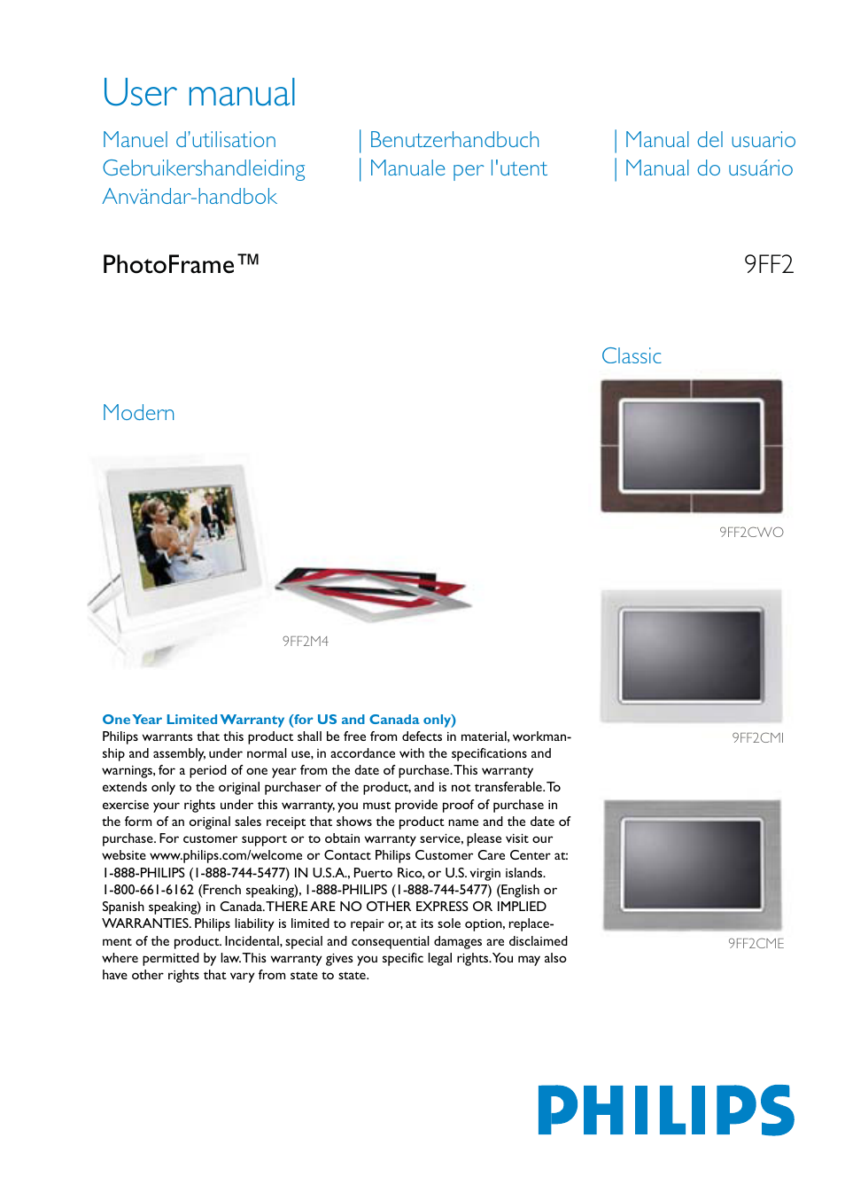 Philips 9FF2M4-37 User Manual | 86 pages