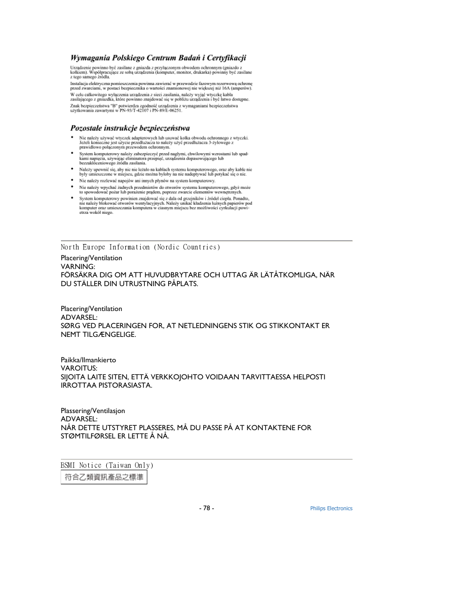 Philips 9FF2M4-37 User Manual | Page 79 / 86