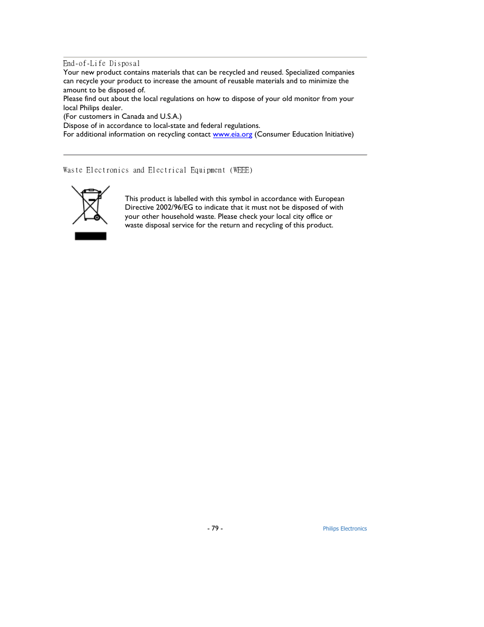 Philips 9FF2M4-37 User Manual | Page 80 / 86