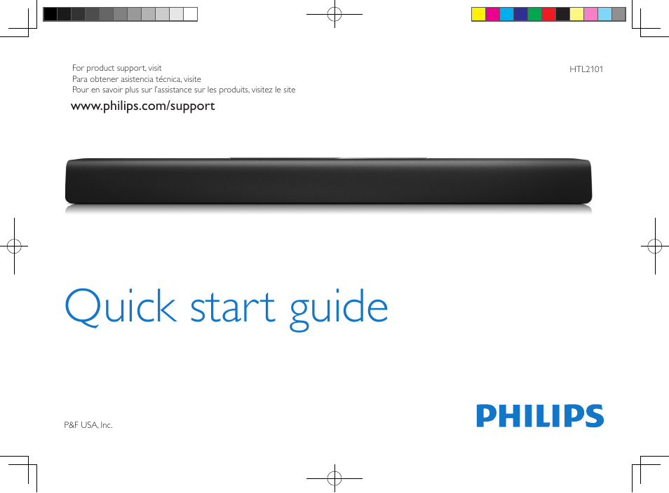 Philips HTL2101-F7 User Manual | 12 pages