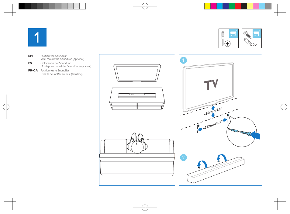 Philips HTL2101-F7 User Manual | Page 3 / 12