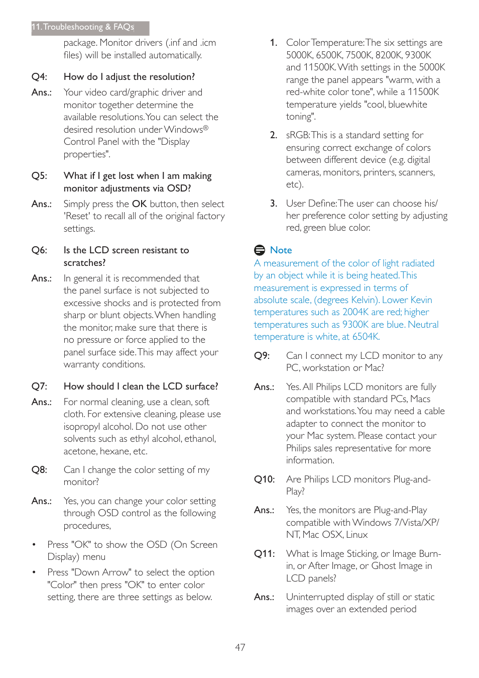 Philips 241P4QPYES-00 User Manual | Page 49 / 52