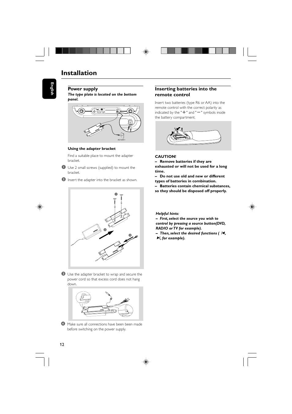 Installation | Philips AJL700-37B User Manual | Page 12 / 31