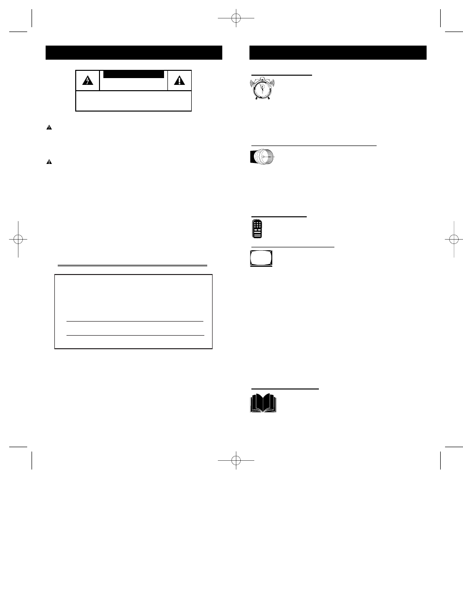 Hese, Afety, Ymbols | Able of, Ontents, Getting started | Philips 21" Stereo Institutional CTV User Manual | Page 2 / 21