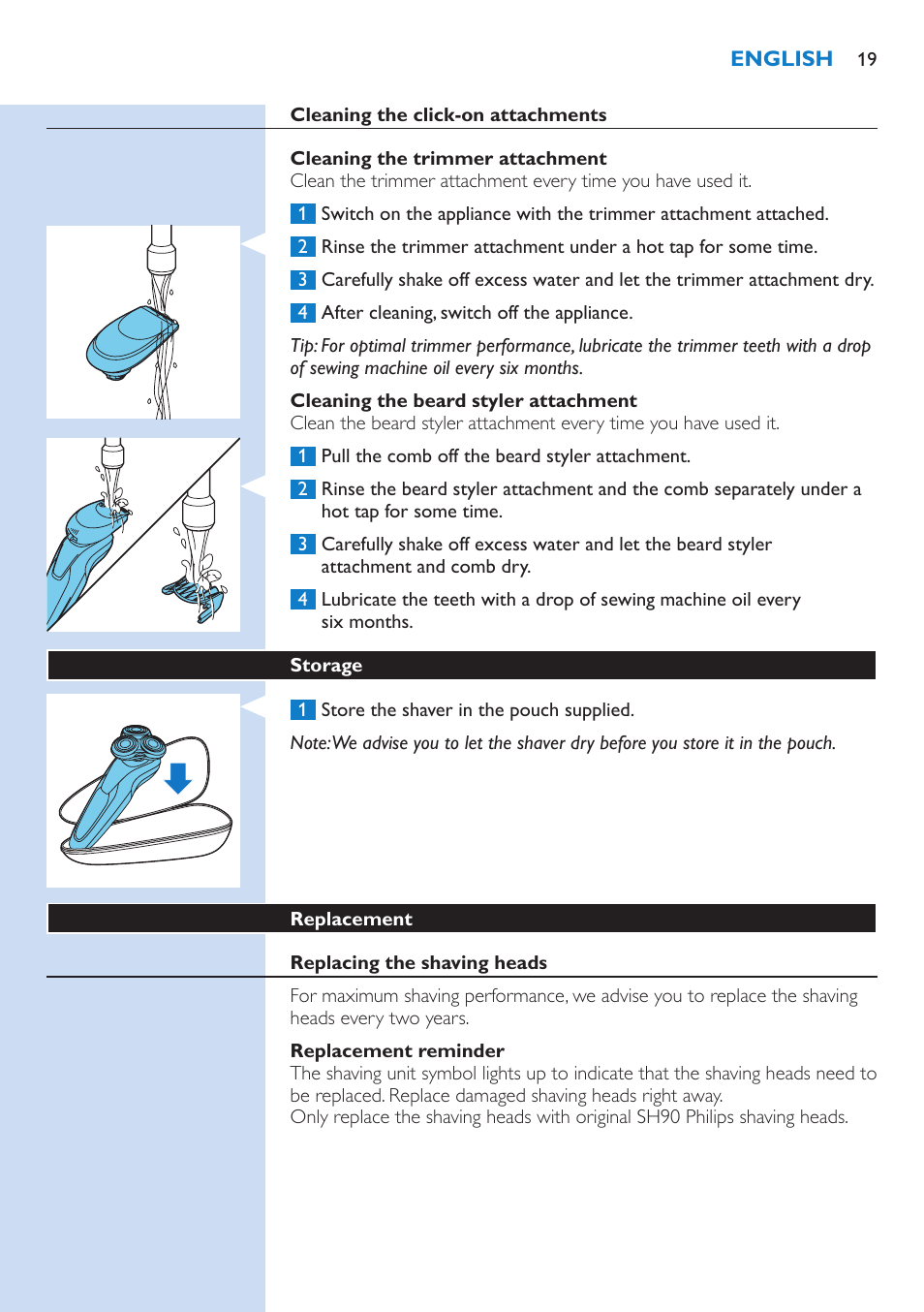 Philips S9321-88 User Manual | Page 19 / 342