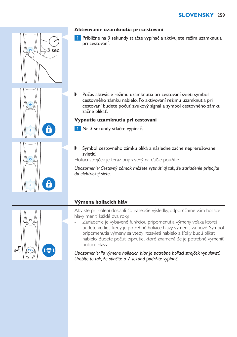 Philips S9321-88 User Manual | Page 259 / 342