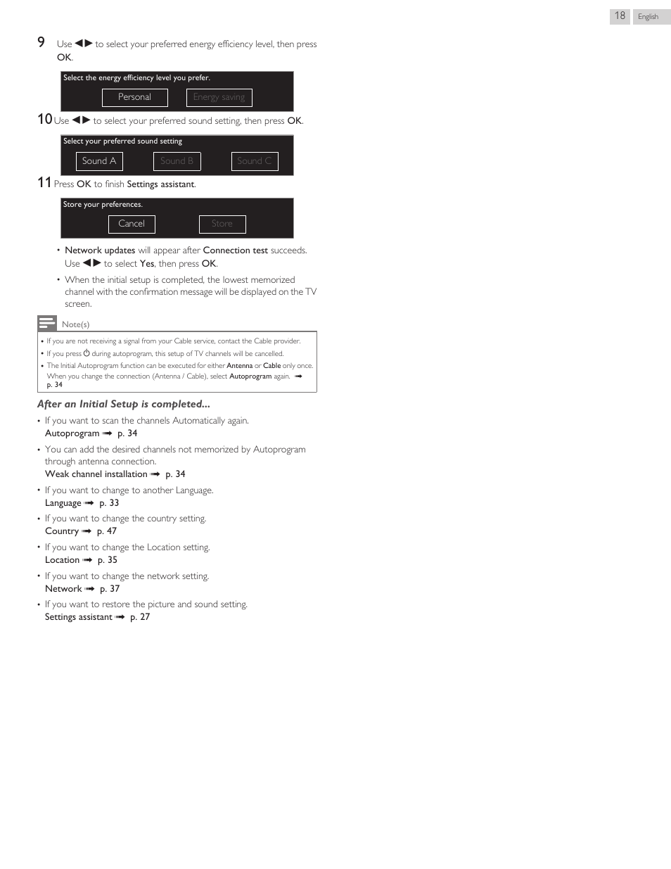 Philips 58PFL4609-F7 User Manual | Page 18 / 56