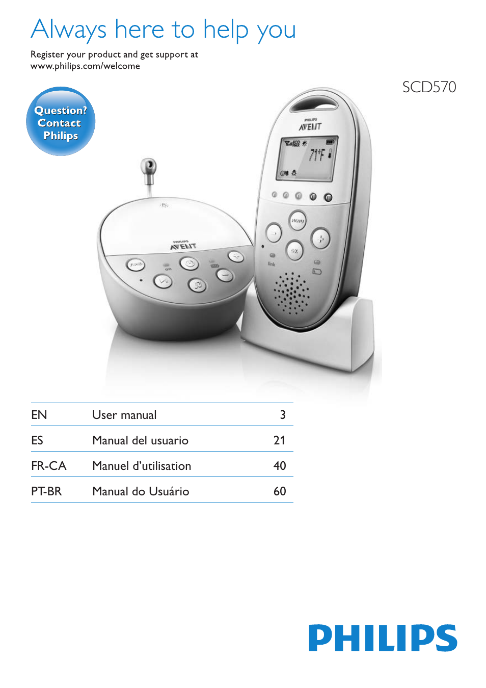 Philips SCD560-10 User Manual | 80 pages