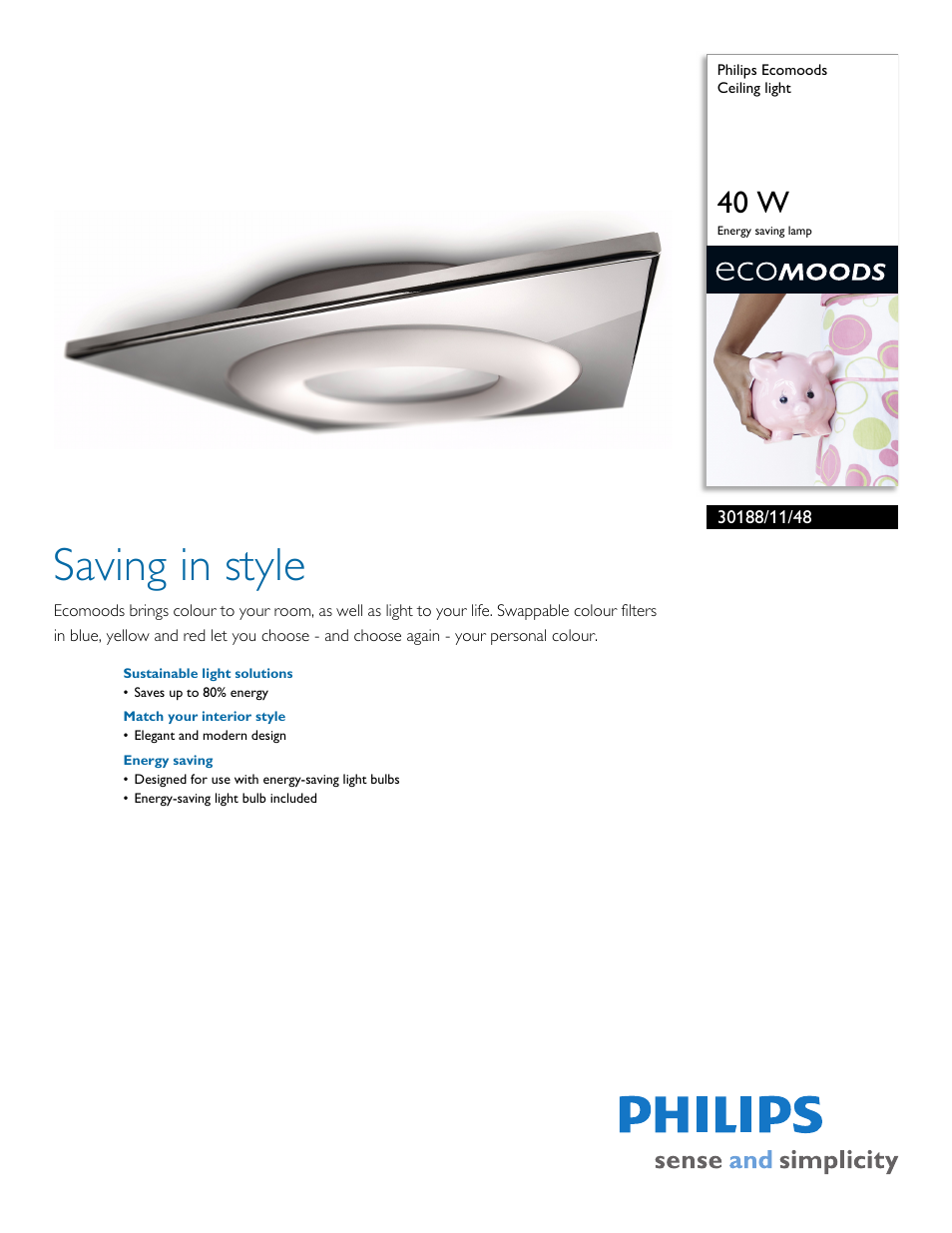 Philips 301881148 User Manual | 2 pages