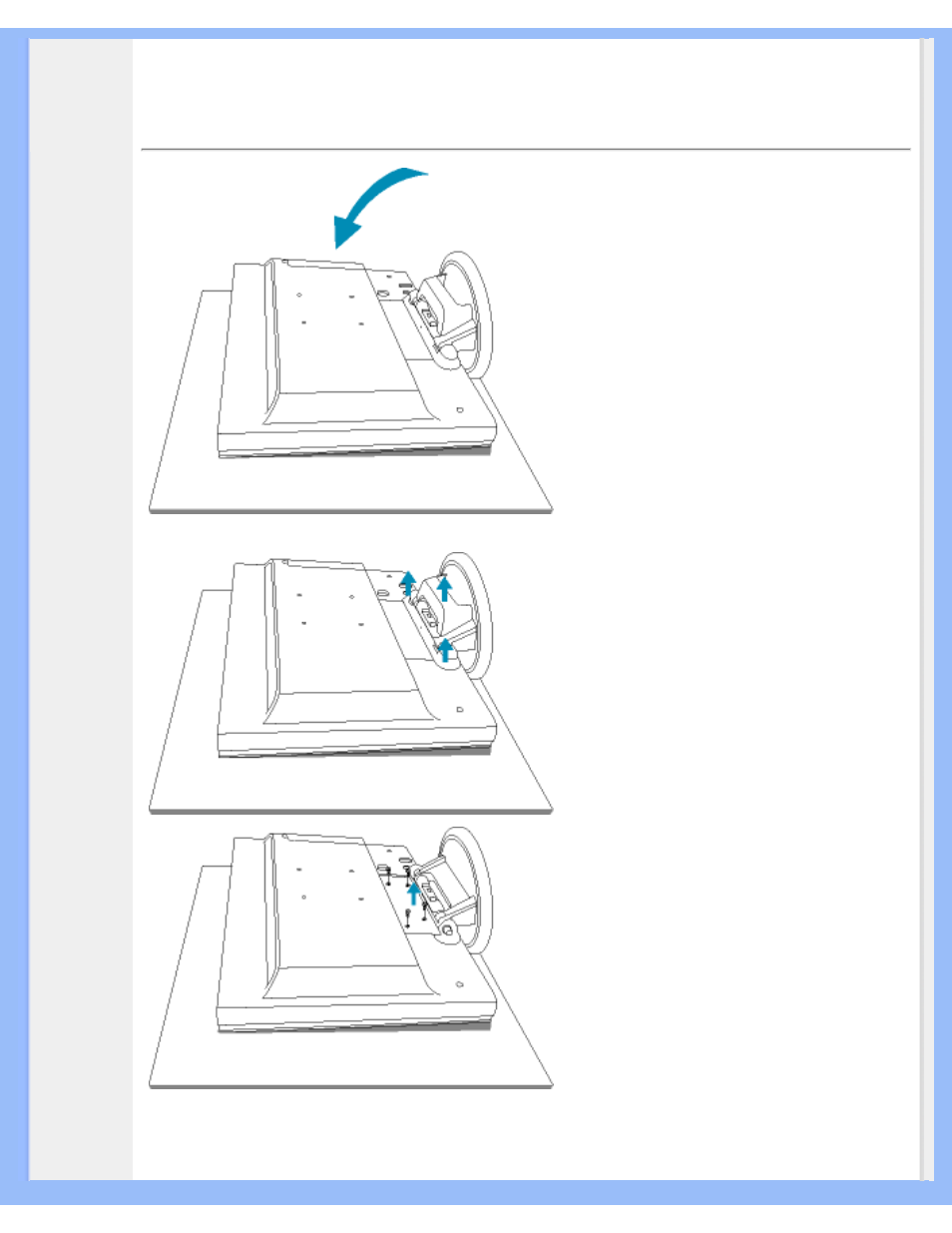 Vesa standard mounting, Vesa, Mounting | Standard mounting | Philips 230W5VS-27B User Manual | Page 62 / 89