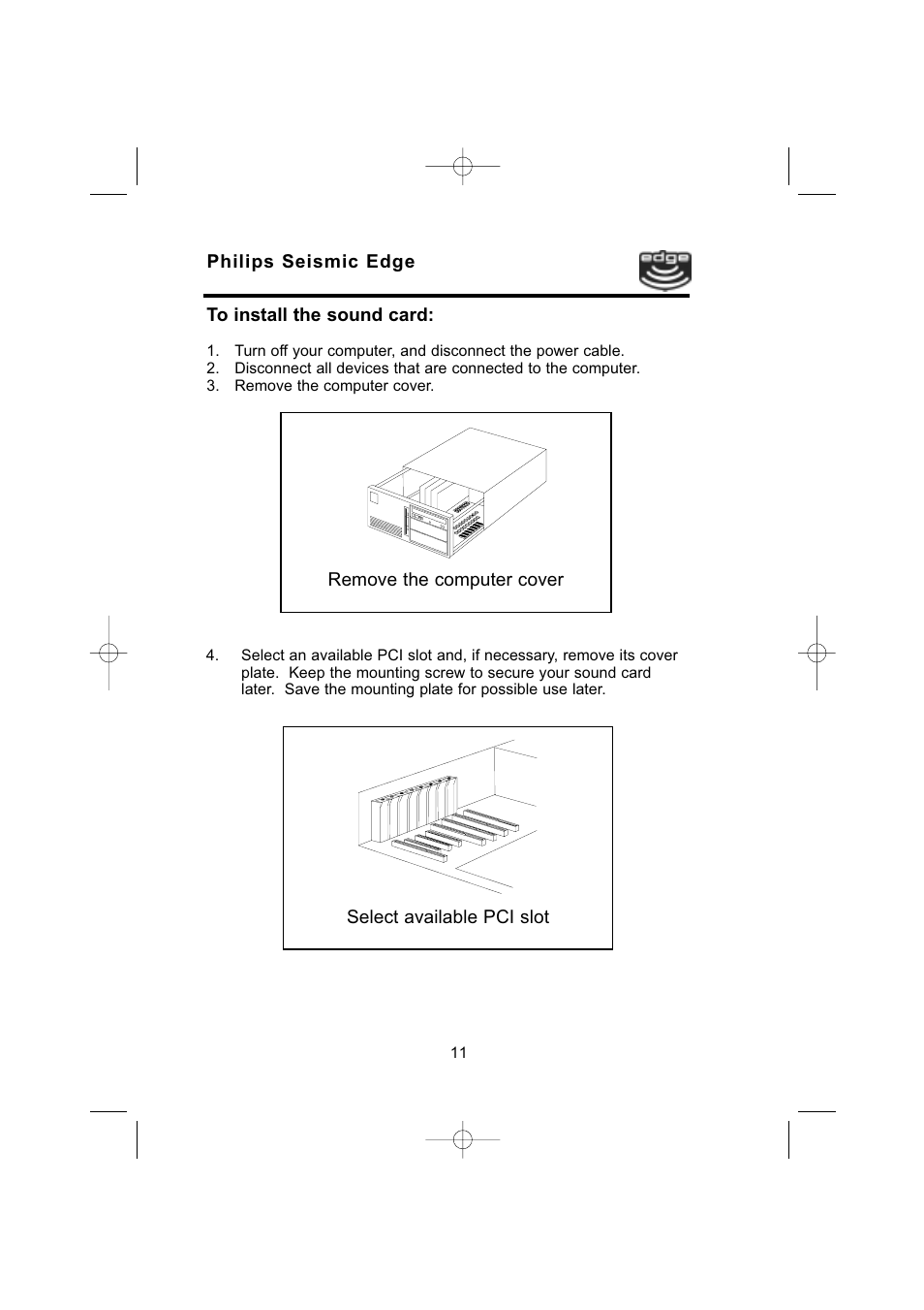 Philips 4-Channel Sound Card User Manual | Page 11 / 60