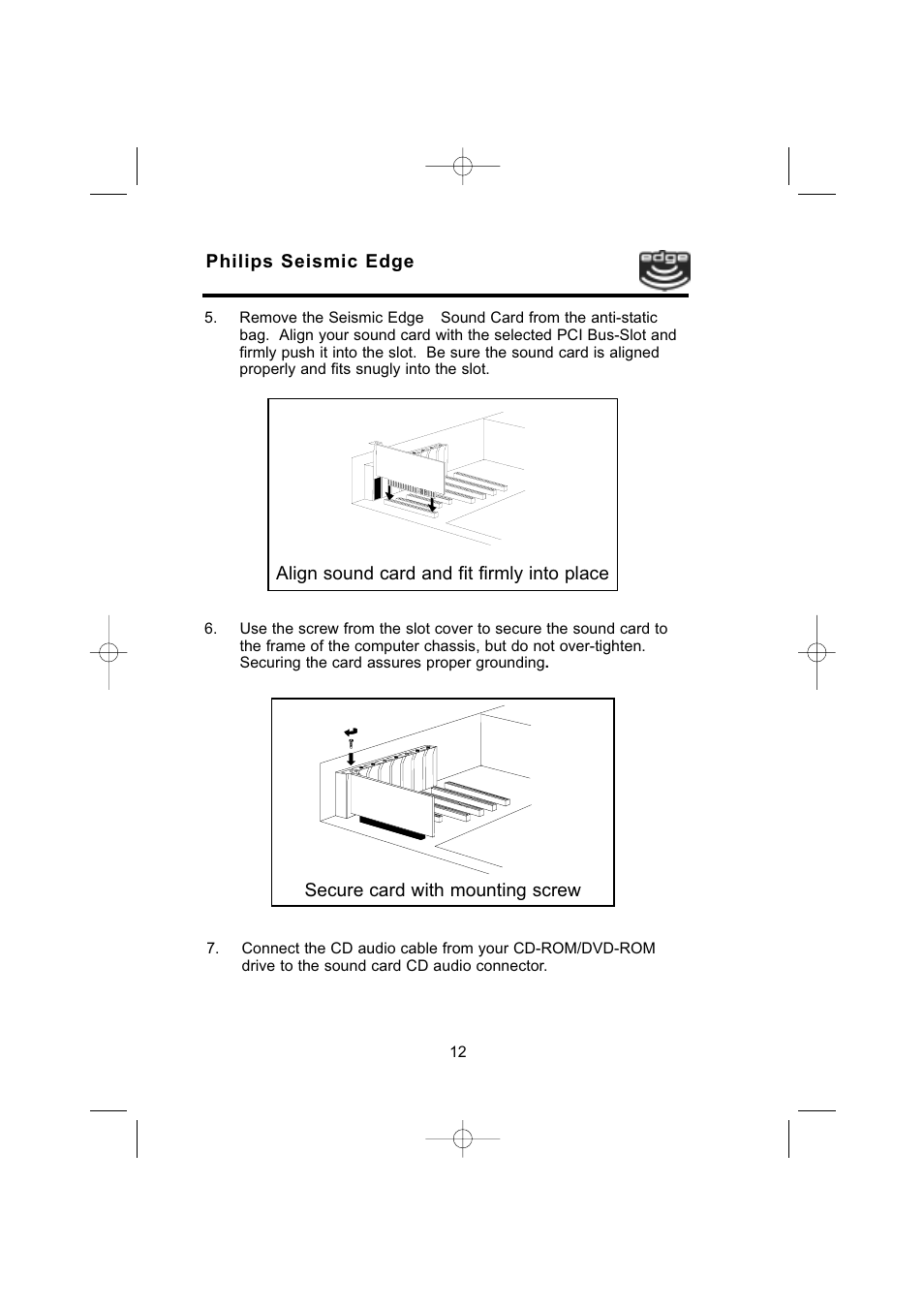 Philips 4-Channel Sound Card User Manual | Page 12 / 60