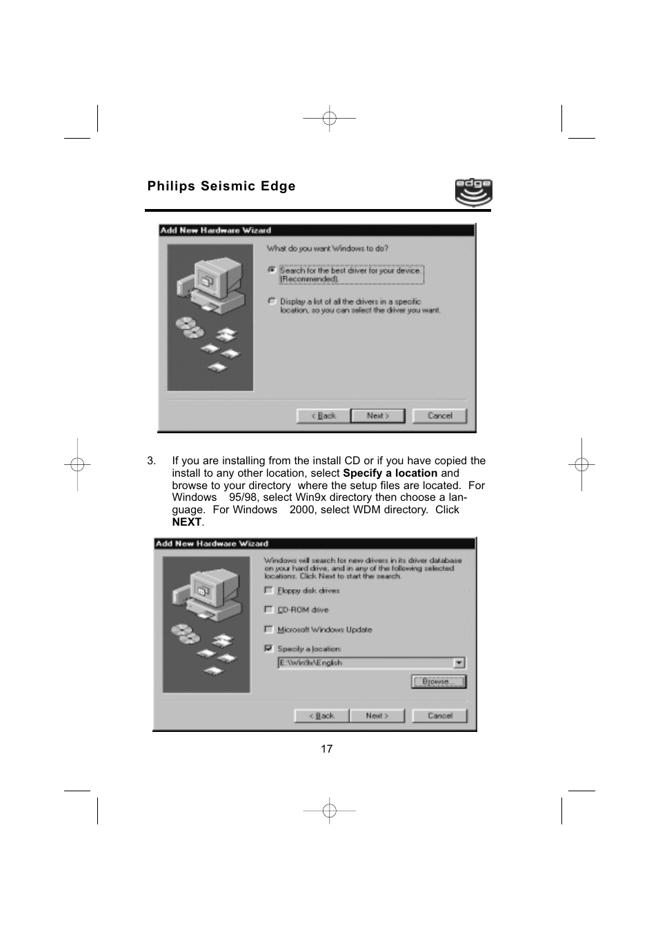 Philips 4-Channel Sound Card User Manual | Page 17 / 60