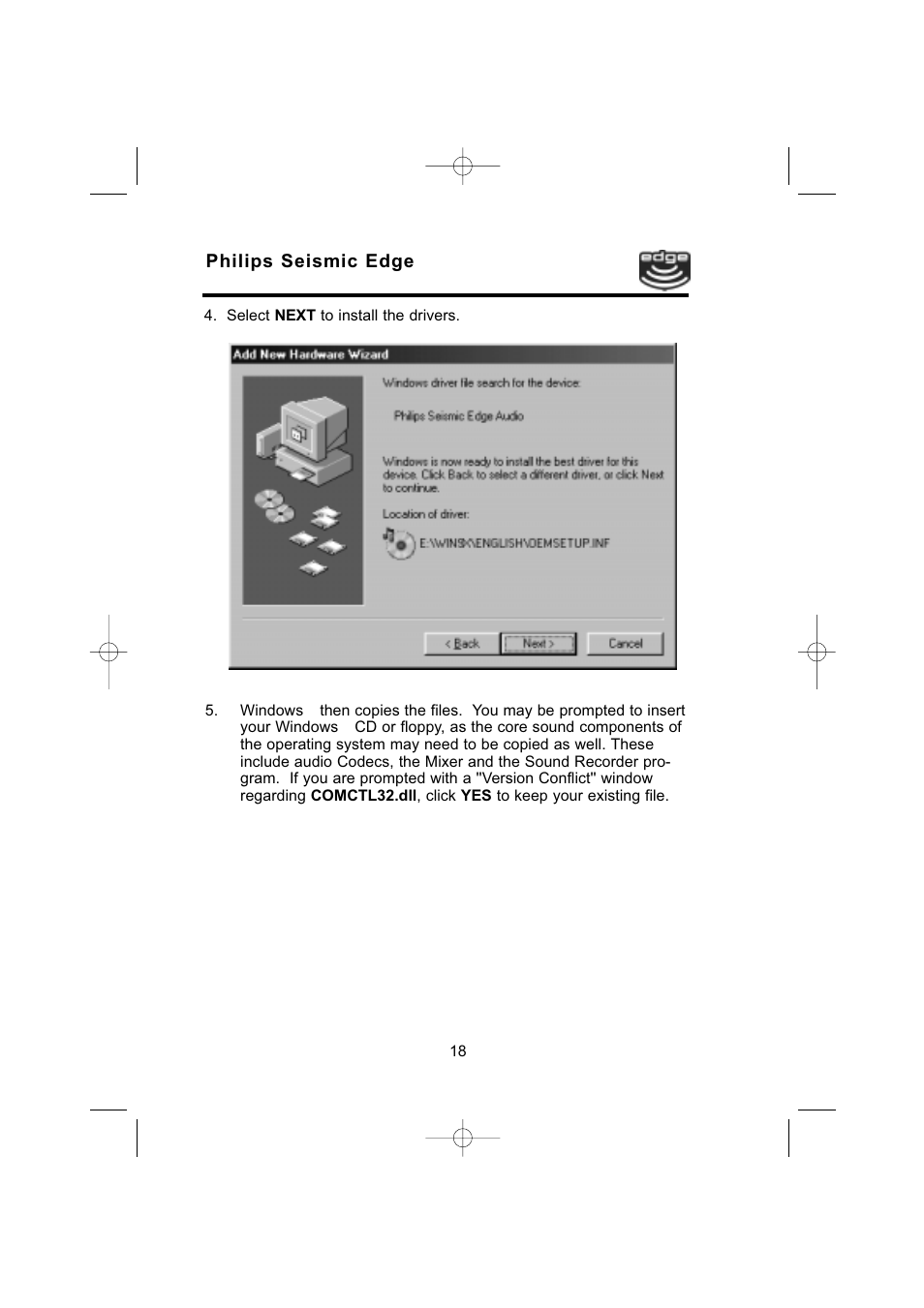 Philips 4-Channel Sound Card User Manual | Page 18 / 60