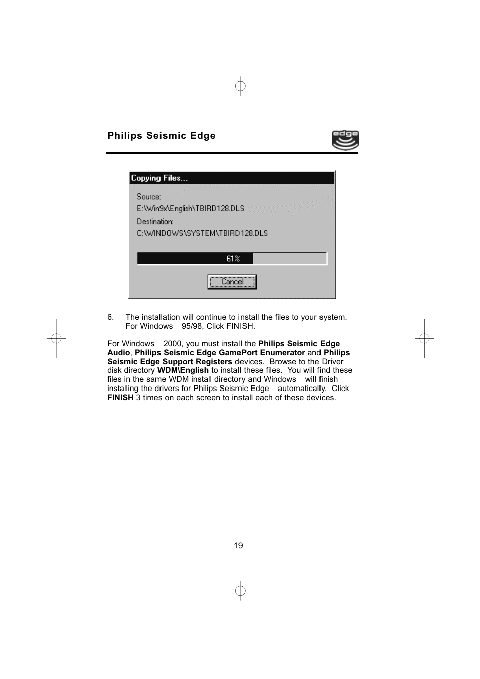 Philips 4-Channel Sound Card User Manual | Page 19 / 60