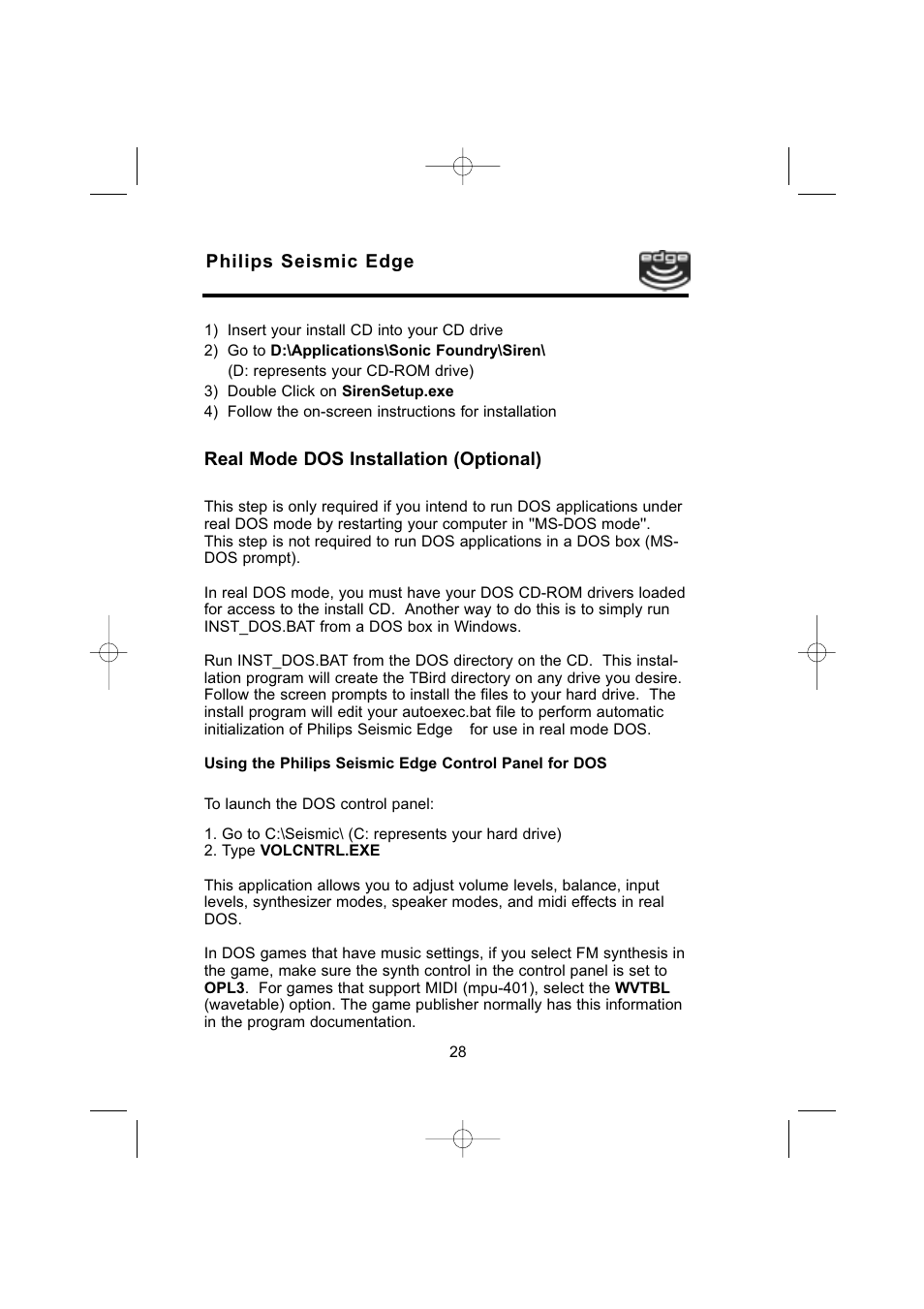 Philips 4-Channel Sound Card User Manual | Page 28 / 60