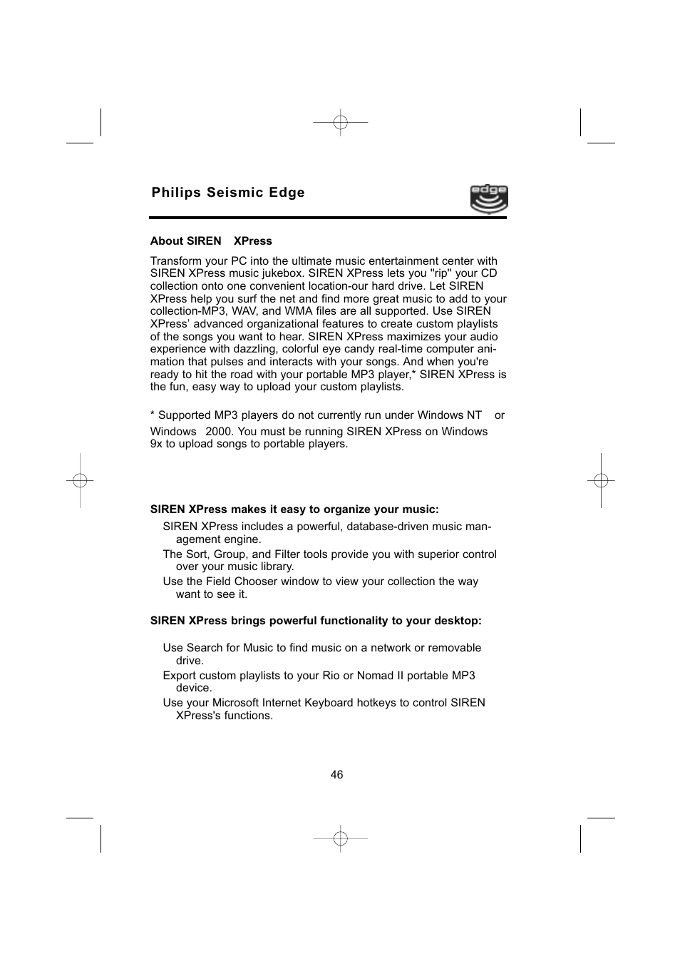 Philips 4-Channel Sound Card User Manual | Page 46 / 60