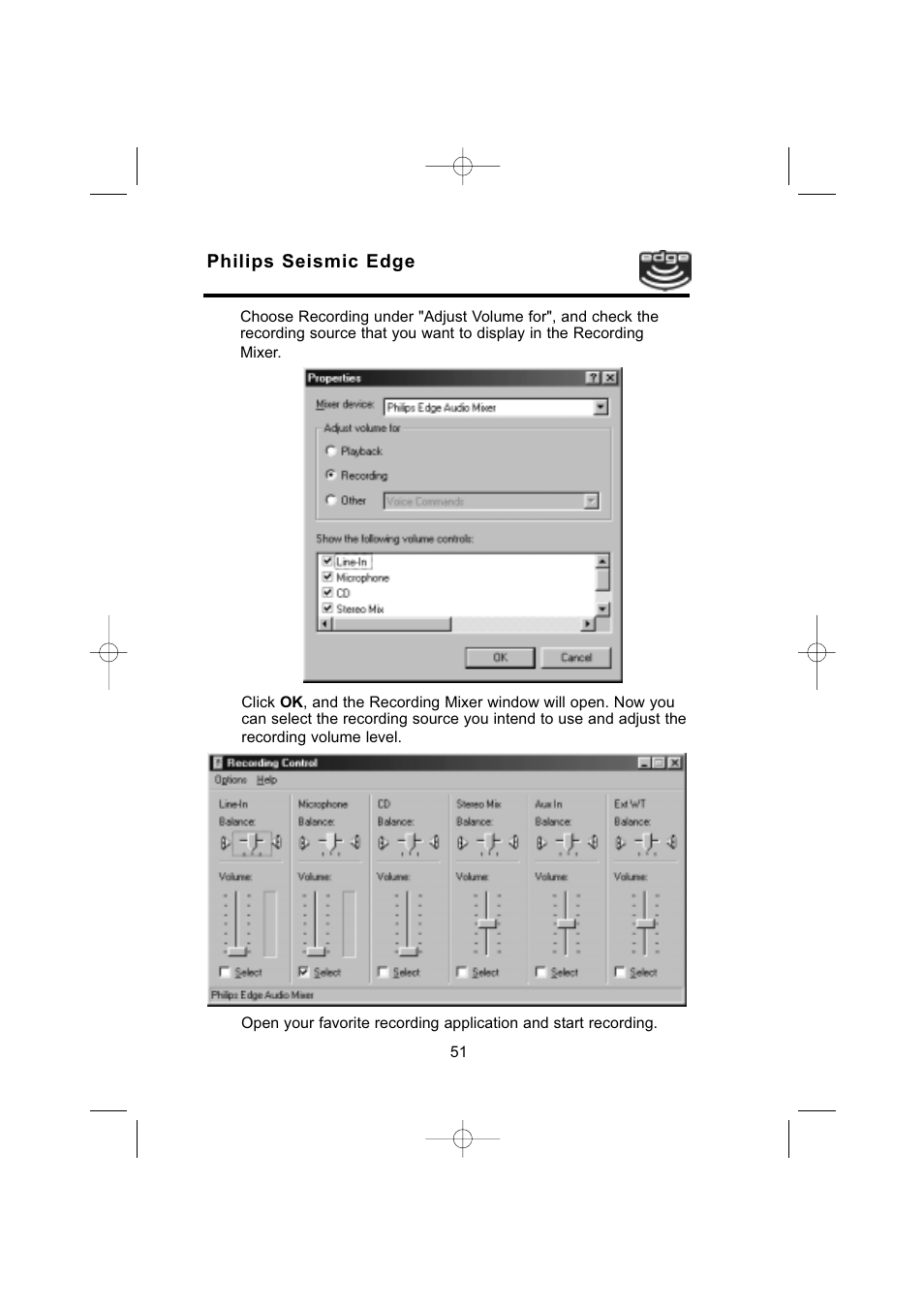 Philips 4-Channel Sound Card User Manual | Page 51 / 60