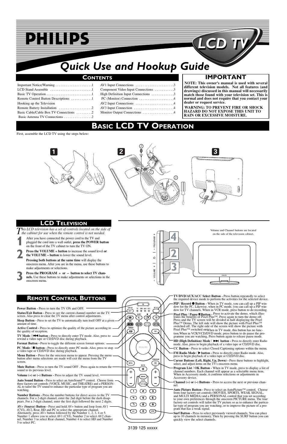 Philips 26PF9966-37 User Manual | 4 pages