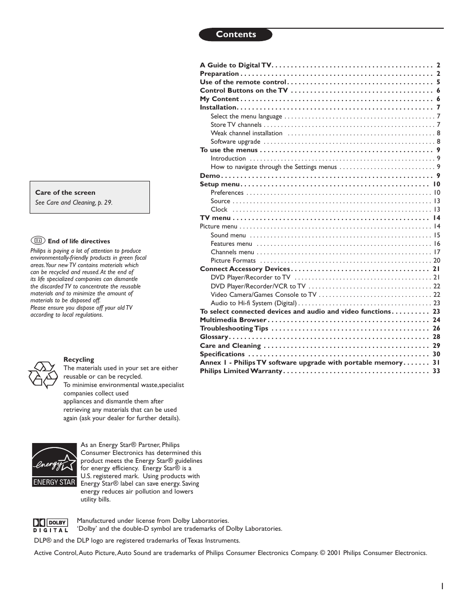 Philips 50PL9220D-37B User Manual | Page 9 / 42