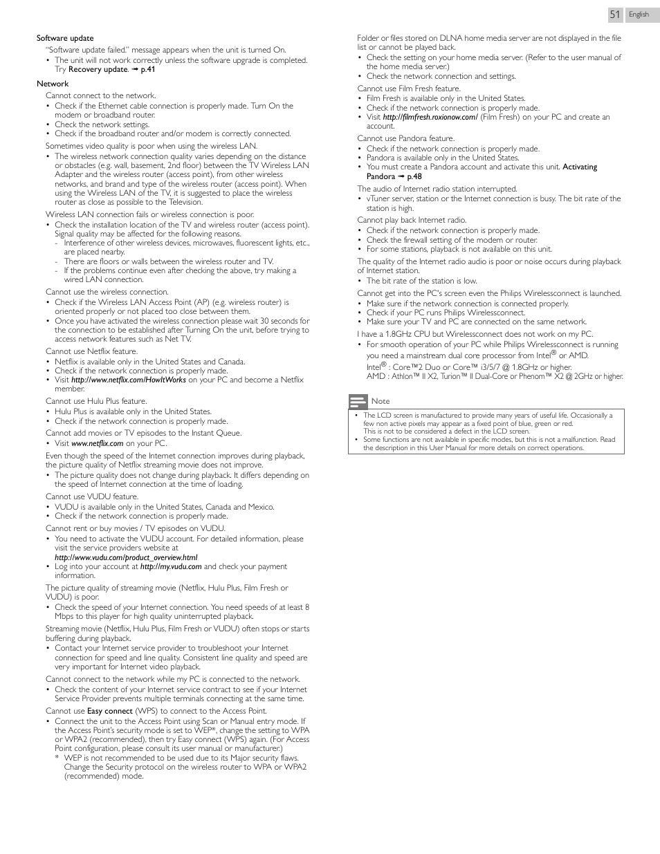 Philips 29PFL4908-F7 User Manual | Page 51 / 112