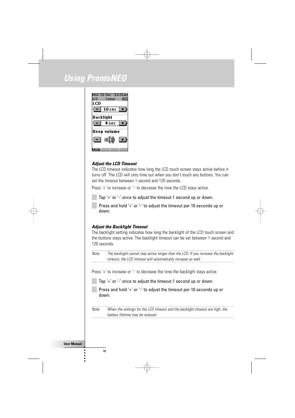 Using prontoneo | Philips TSU500 User Manual | Page 12 / 40