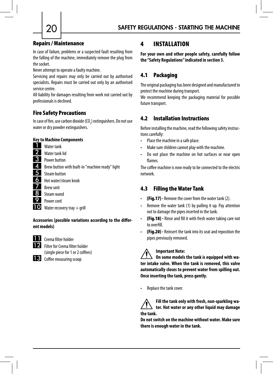 4 installation | Philips 711412008 User Manual | Page 20 / 84