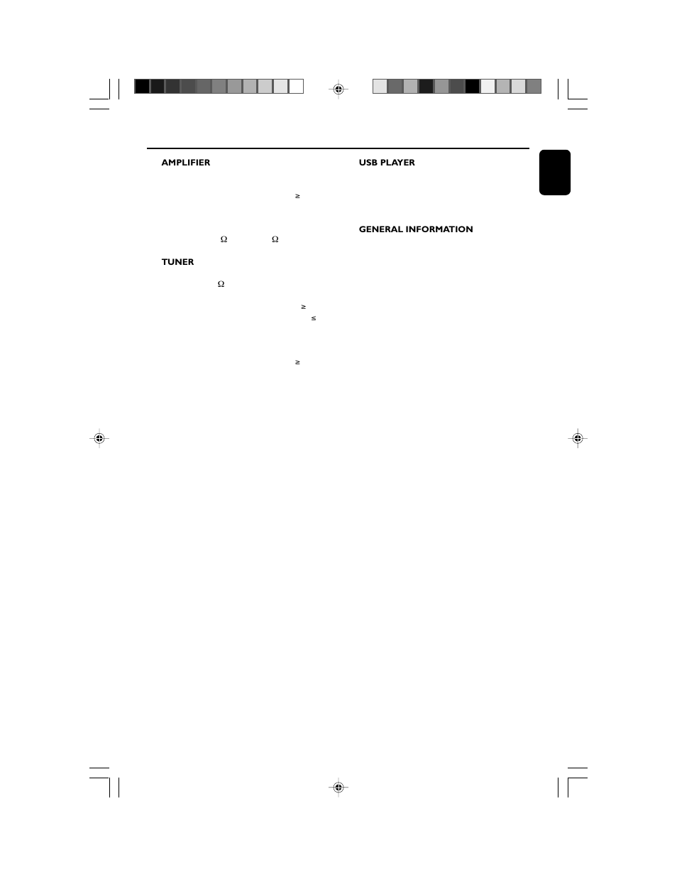 Specifications | Philips DC199B-37 User Manual | Page 23 / 26