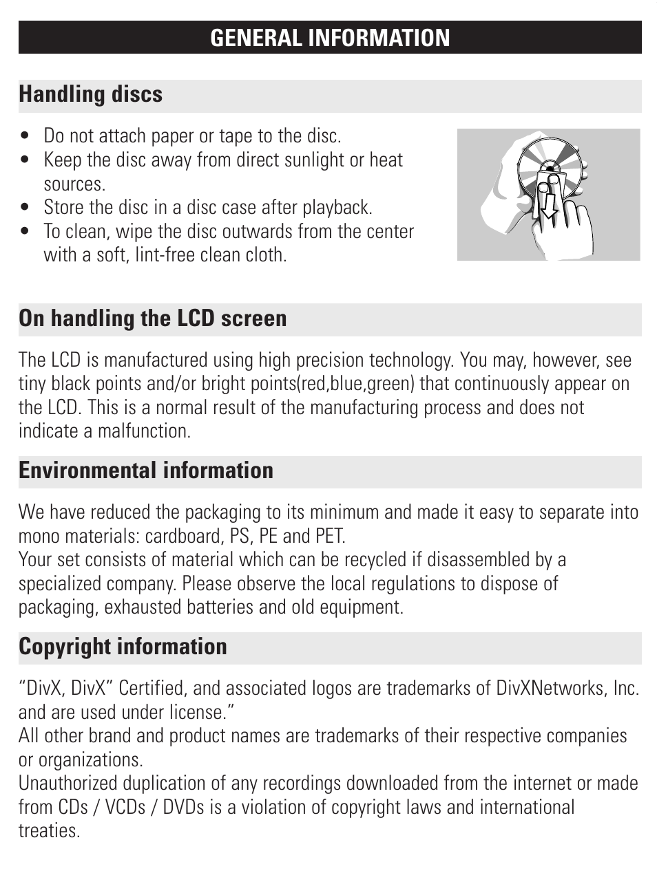 Philips PET1002-37B User Manual | Page 10 / 31