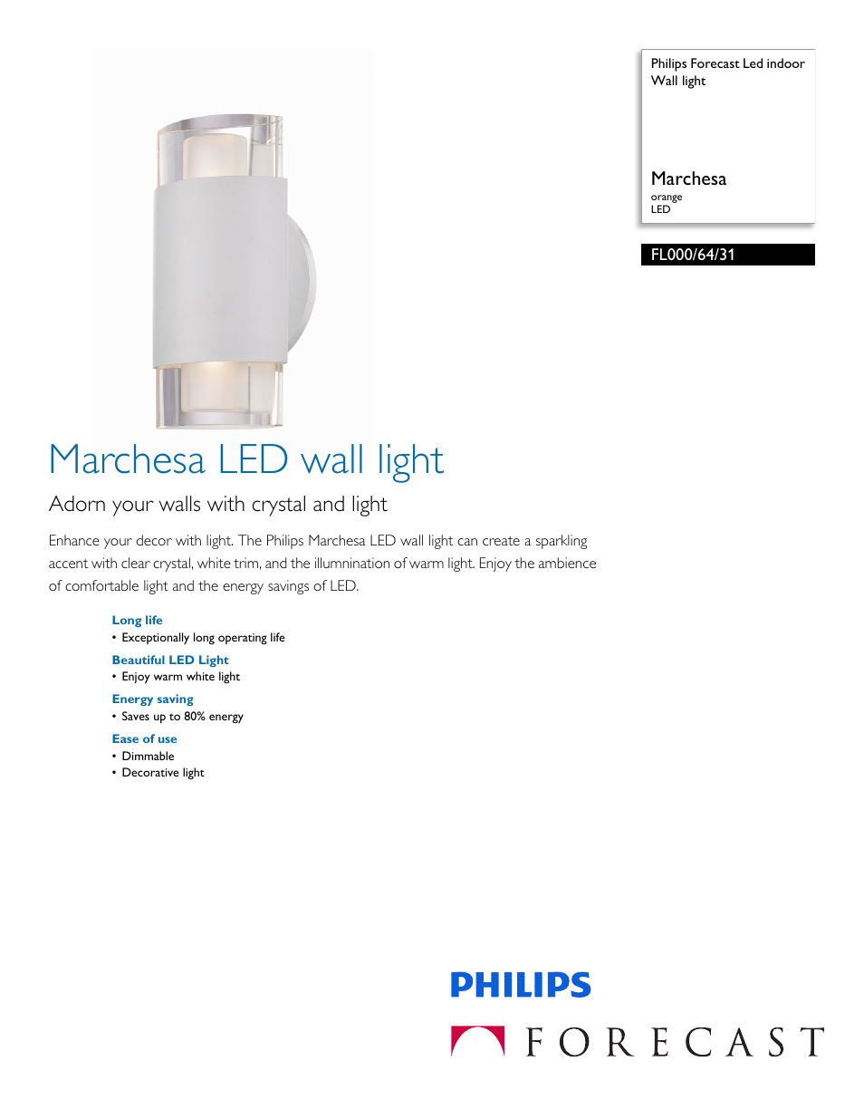 Philips FL0006431 User Manual | 2 pages