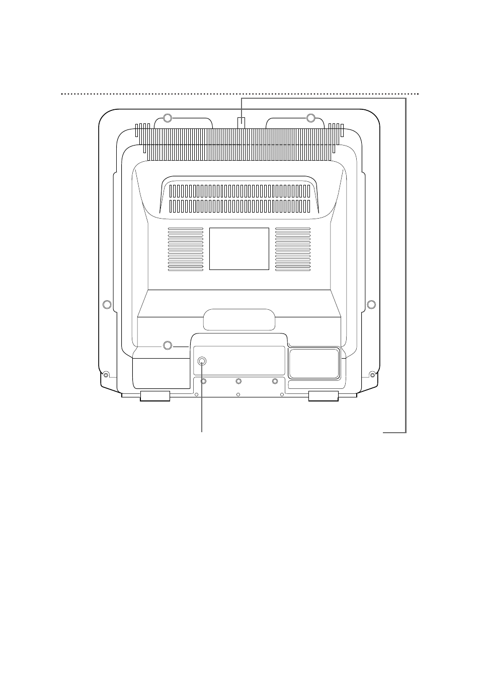 Rear panel 21 | Philips CCX252AT99 User Manual | Page 21 / 52