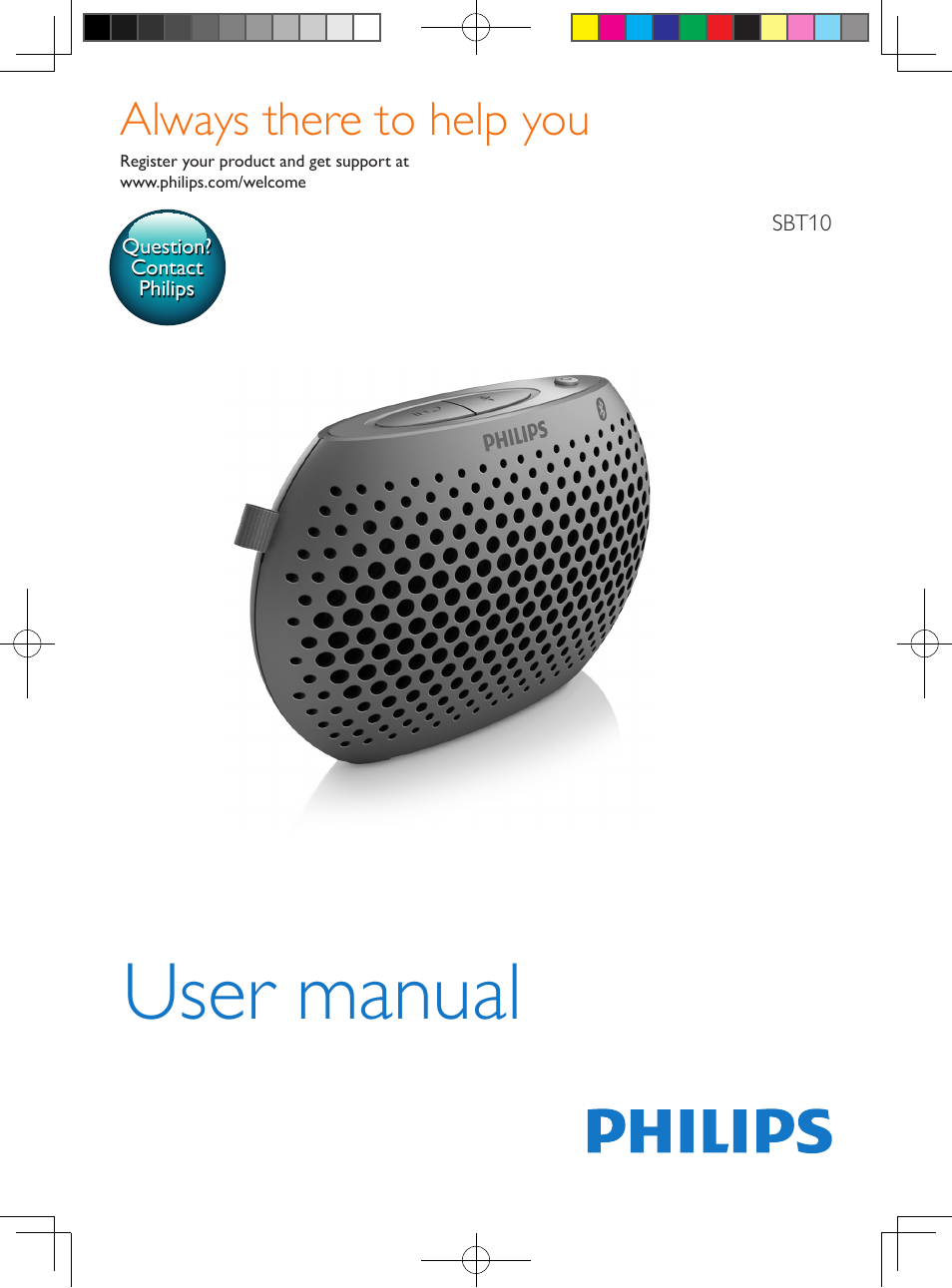 Philips SBT10BLK-37 User Manual | 16 pages