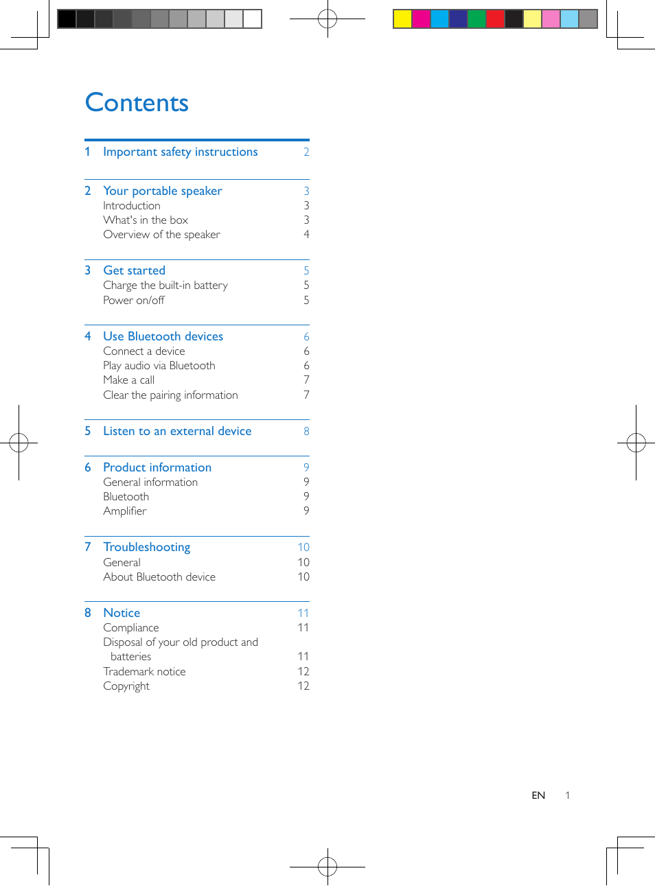 Philips SBT10BLK-37 User Manual | Page 3 / 16