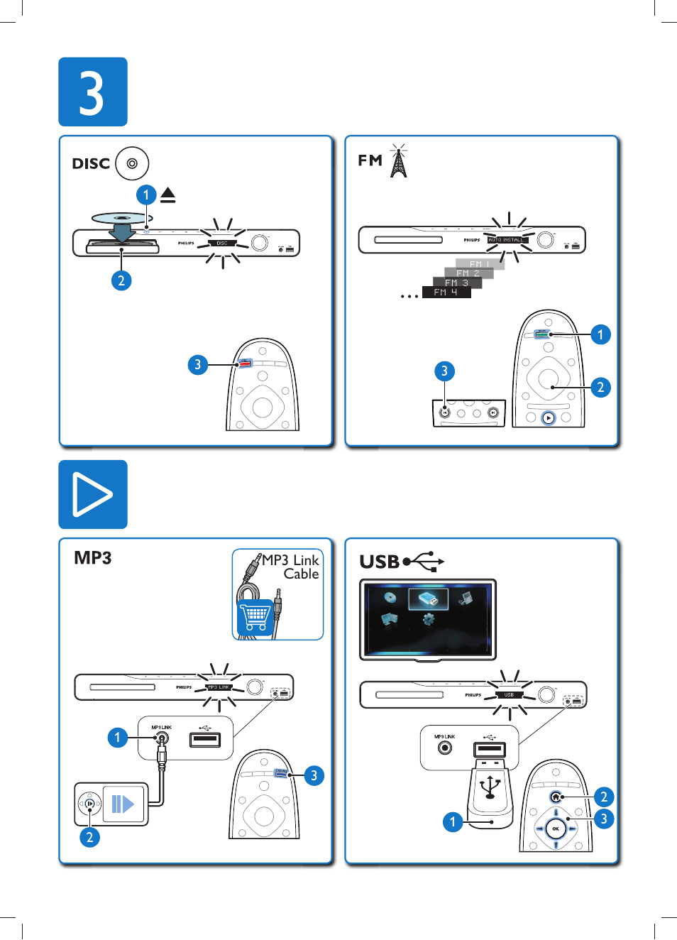 Philips HTS5580W-F7 User Manual | Page 9 / 18