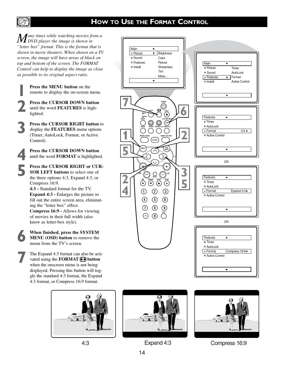 Philips 20DV693R User Manual | Page 14 / 52