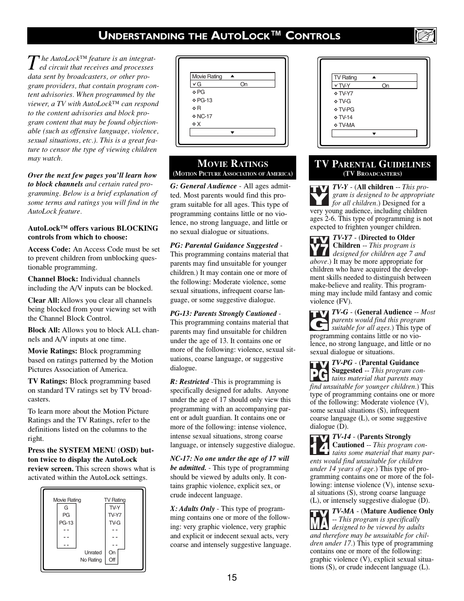 Tv p | Philips 20DV693R User Manual | Page 15 / 52