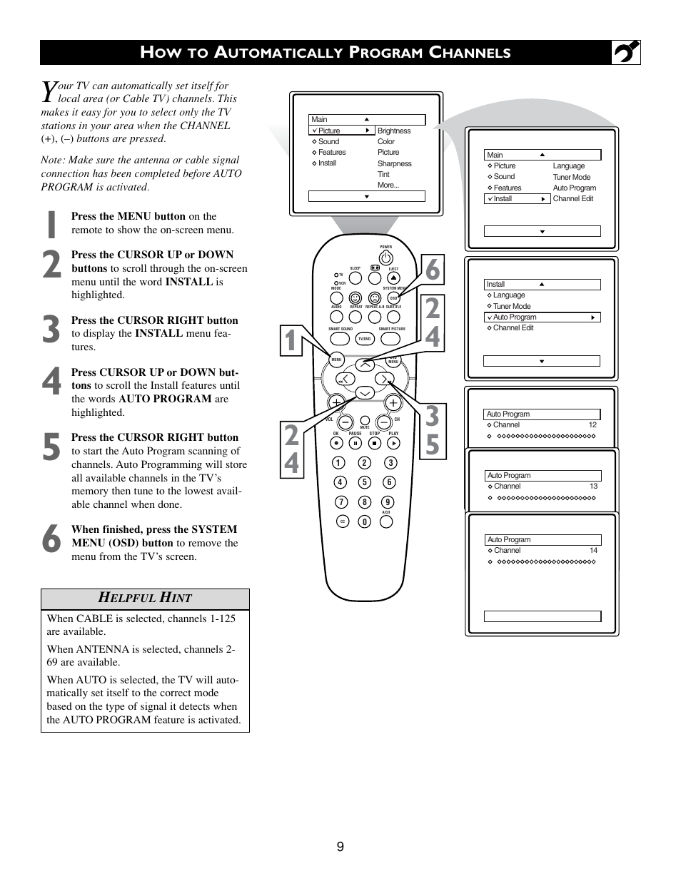 Philips 20DV693R User Manual | Page 9 / 52