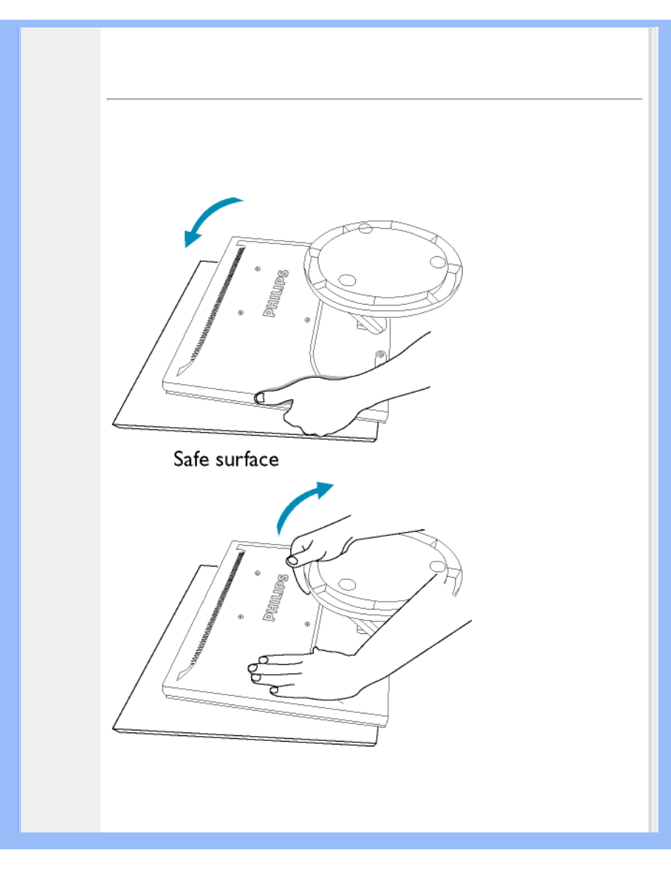 The base | Philips 170B6CB-27 User Manual | Page 73 / 101