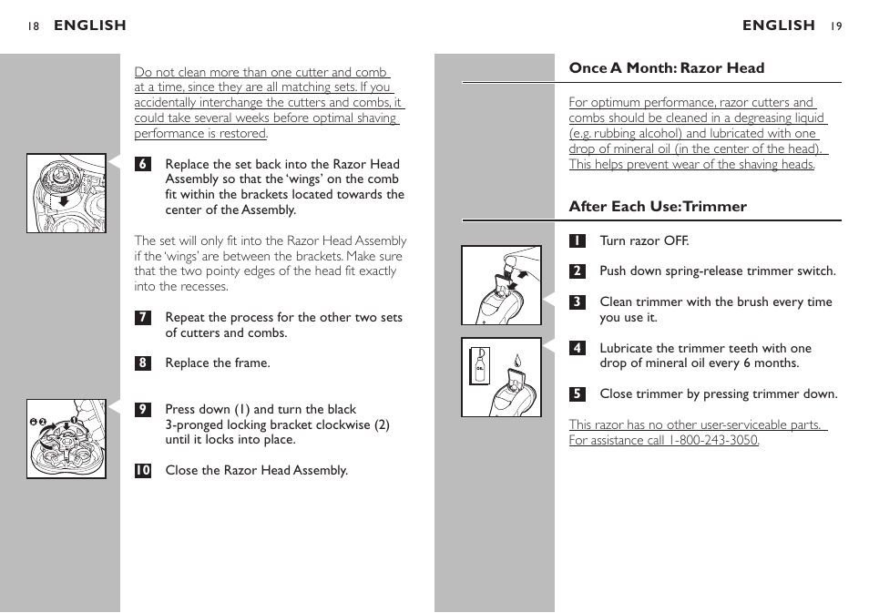 Philips 7810XL-18 User Manual | Page 10 / 12